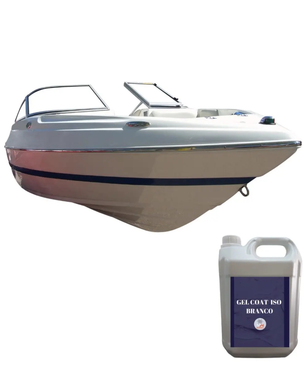 Gel Coat Iso Npg Uv Branco 15kg C/ Catalizador - Detalhes
